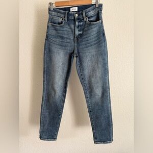 PISTOLA High Waist Madi Ankle Straight Leg Jeans in Haus Wash